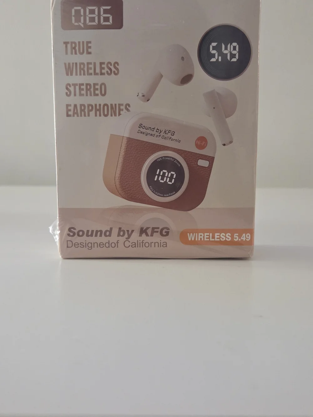 Sound by KFG Q86 True Wireless Bluetooth Stereo In-Ear Earbuds White/Green